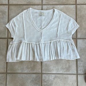 Urban Outfitters Flowy V-Neck Tee